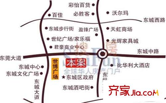 宜景康源交通圖