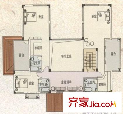 長(zhǎng)富廣場(chǎng) 5室 戶型圖