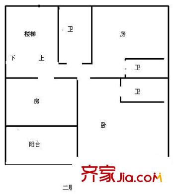 聽湖居（松山湖） 3室 戶型圖