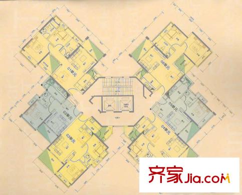  圣河西e號 戶型圖