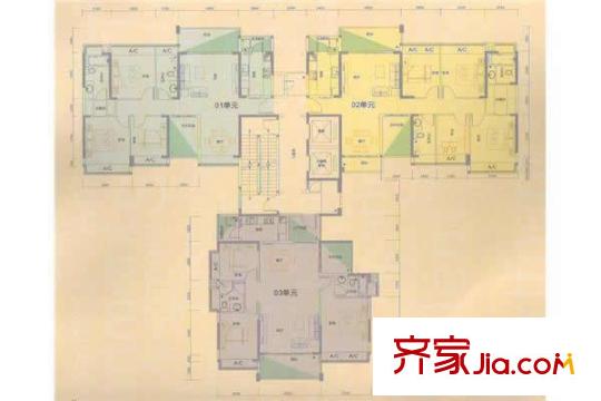  圣河西e號 戶型圖
