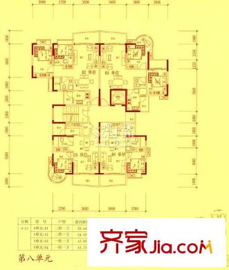 東田麗峰  戶型圖