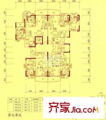東田麗峰  戶型圖