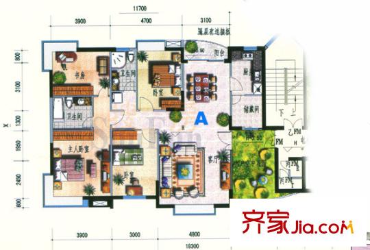 聚龍灣   戶型圖