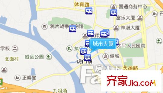城市大廈交通圖 