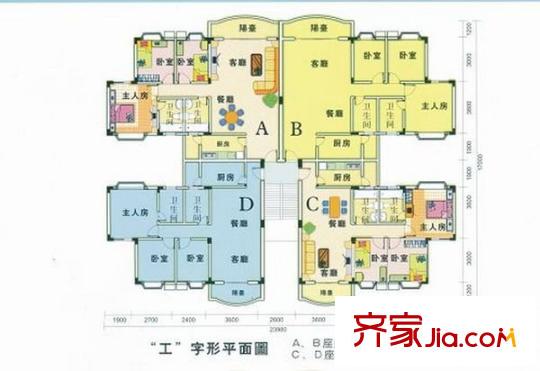 雅翠花園 3室 戶(hù)型圖