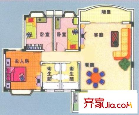 雅翠花園戶(hù)型圖