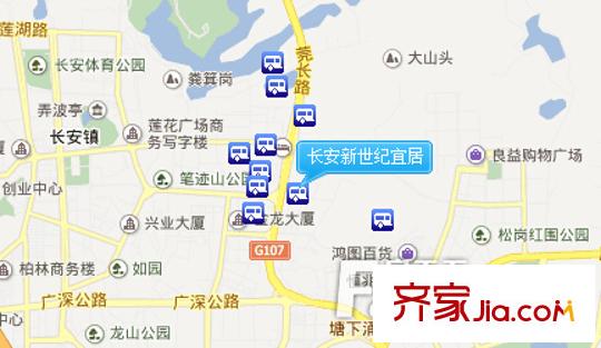 長安新世紀(jì)宜居交通圖 