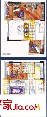 香繽時代園 2室 戶型圖
