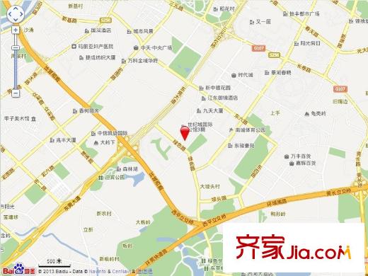 中信凱旋公館交通圖電子地圖