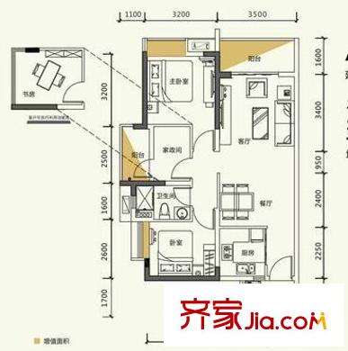 中惠新城 戶型圖