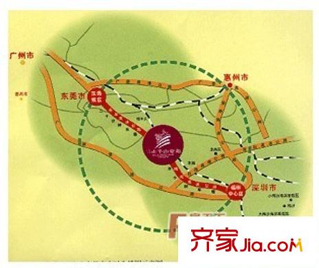 三正半山豪苑住宅交通圖交通
