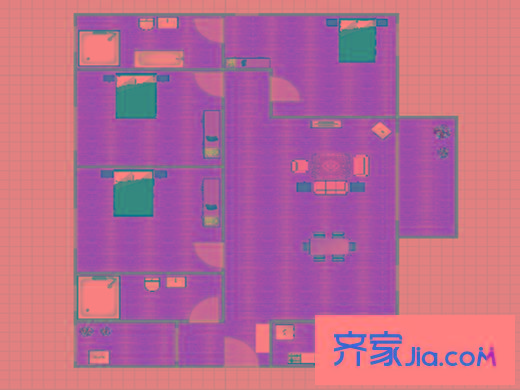 常平萬科城 戶型圖