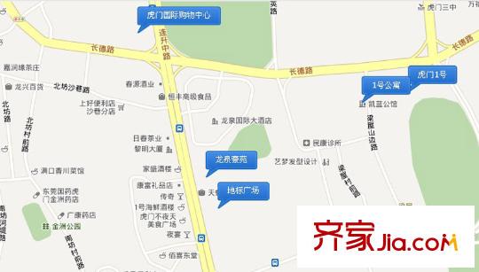 龍泉圣達(dá)菲交通圖