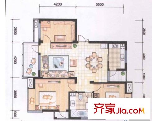 中惠新城 戶型圖