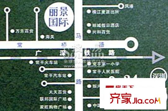 麗景花園三期交通圖