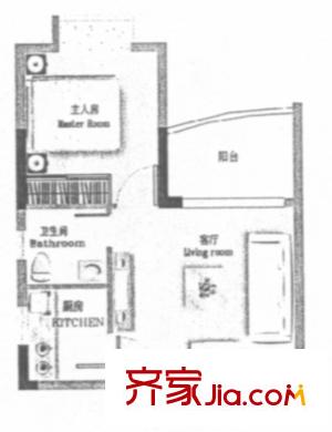麗景花園三期    戶型圖