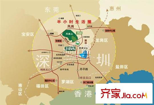 翠湖豪苑交通圖