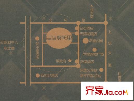葵花里交通圖