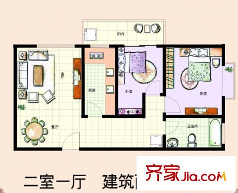 福興樓2室1廳1衛(wèi)