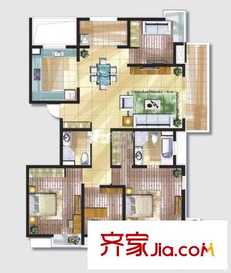 沙田鎮(zhèn)私人住宅  2室 戶型圖