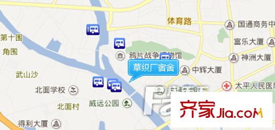 草織廠宿舍交通圖 