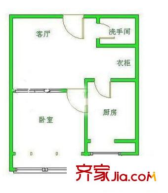 新雅園戶型圖戶型 2室2廳2衛(wèi)1廚