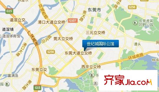 世紀(jì)城國際公館坎培拉交通圖世紀(jì)城國際公館 坎培拉 