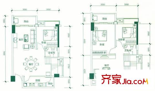 公園?上座戶型圖東苑花園  3室 戶型圖 3室3廳2衛(wèi)1廚