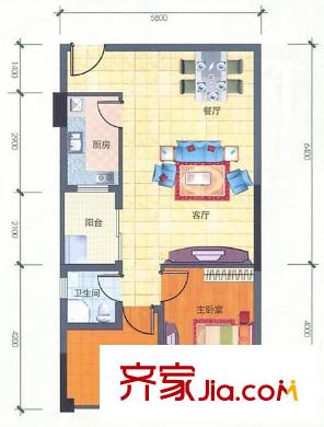 公園?上座戶(hù)型圖東苑花園  1室 戶(hù)型圖 1室2廳1衛(wèi)1廚