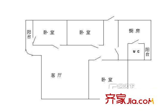 長安鎮(zhèn)中心區(qū)小區(qū)戶型圖長安中心區(qū) 3室1廳1衛(wèi) 3室1廳1衛(wèi)1廚