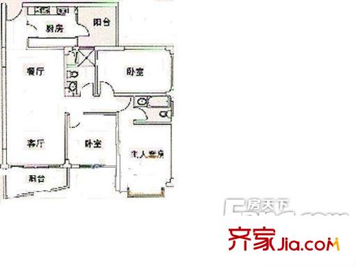 長安鎮(zhèn)中心區(qū)小區(qū)戶型圖長安中心區(qū) 3室2廳2衛(wèi) 3室2廳2衛(wèi)1廚