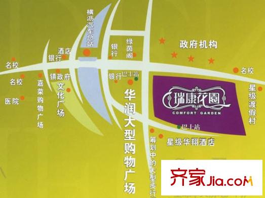 瑞康花園交通圖