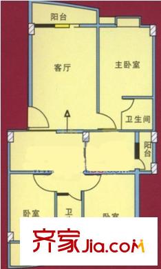 塹頭住宅戶型圖塹頭民宅  3室 戶型圖 3室2廳2衛(wèi)1廚
