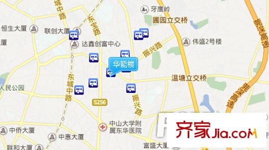 華能樓交通圖 