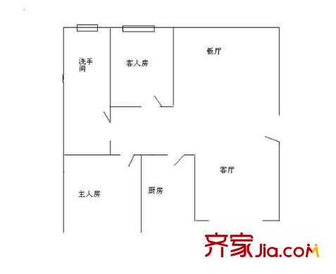 沙田鎮(zhèn)私人住宅 2室 戶型圖