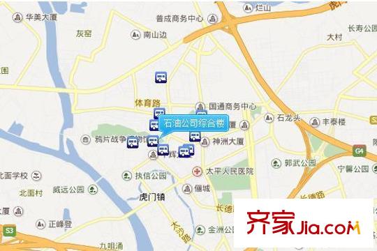 石油公司綜合樓交通圖 