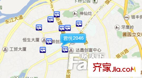 君悅2046交通圖  