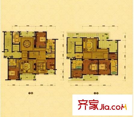  翠湖花園 5室戶型圖