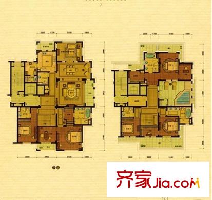 翠湖花園 5室戶型圖