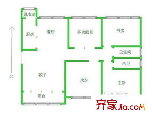 維多利亞花園 4室 戶型圖