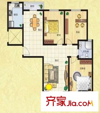 海楊城二期 3室 戶型圖