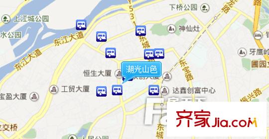 湖光山色交通圖  