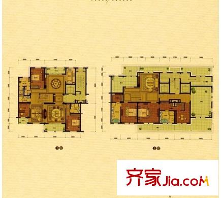 翠湖花園 6室戶型圖