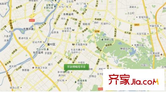 東駿朗晴居交通圖