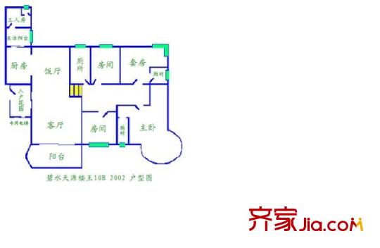 教師新村(松山湖)戶型圖松山湖教師新村 2室 戶型圖 2室1廳1衛(wèi)1廚