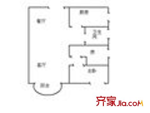 百年興大廈戶型圖百年興 2室 戶型圖 2室1廳1衛(wèi)1廚