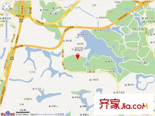 御花苑天平方米灣交通圖電子地圖
