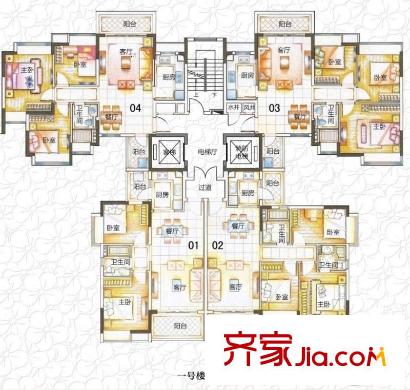敏捷春天花園 2室 戶型圖