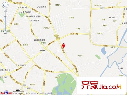 敏捷春天花園交通圖電子地圖